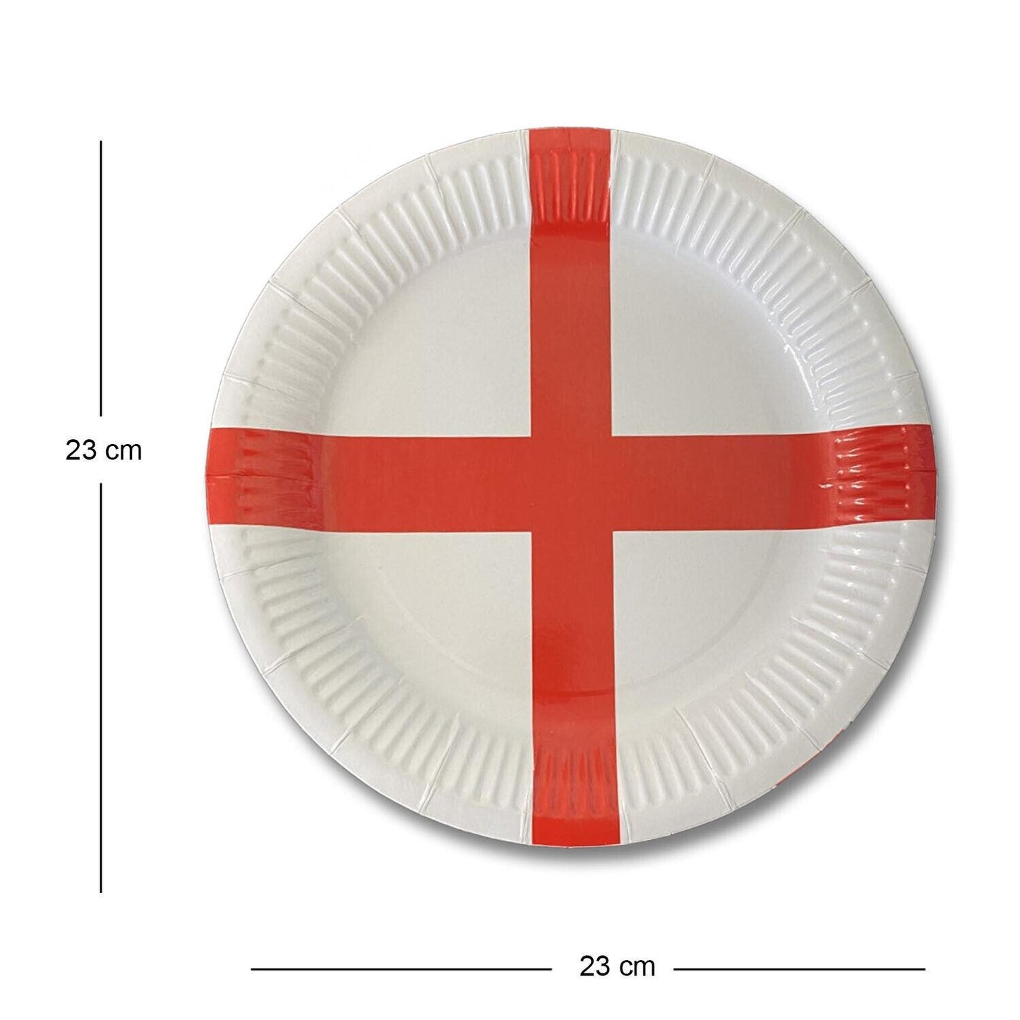 England St George Plates 20Pcs