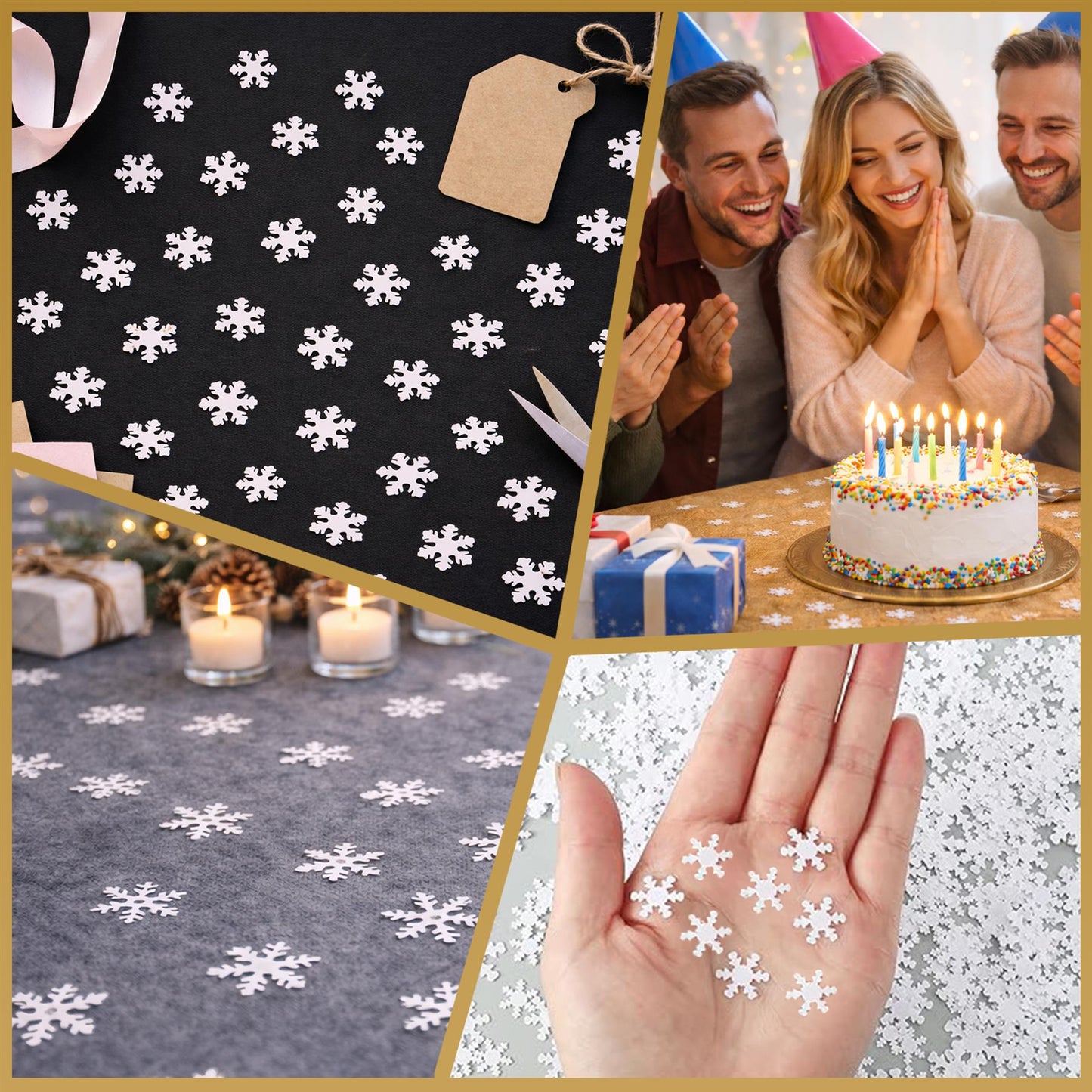 14g Snow Flake Glitz Confetti