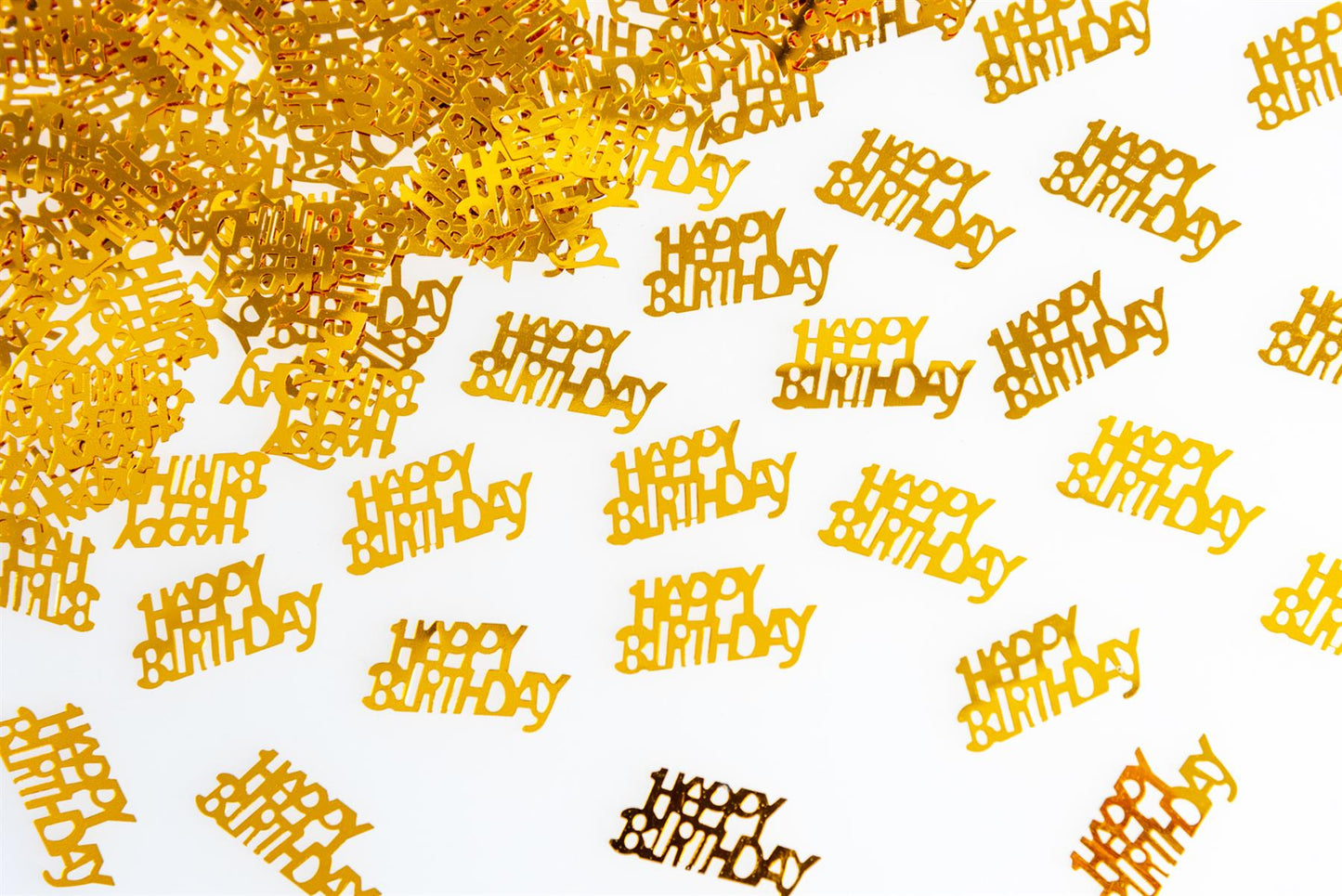 of 14g Gold Happy Birthday Confetti