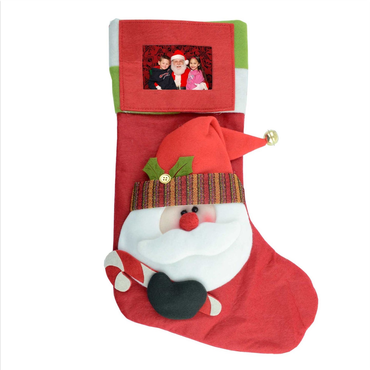 Personalized 3D Stocking with Santa Face