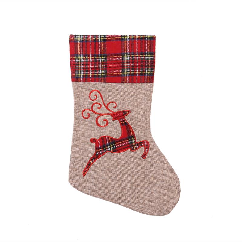 Christmas Reindeer Stockings - 26x45cm