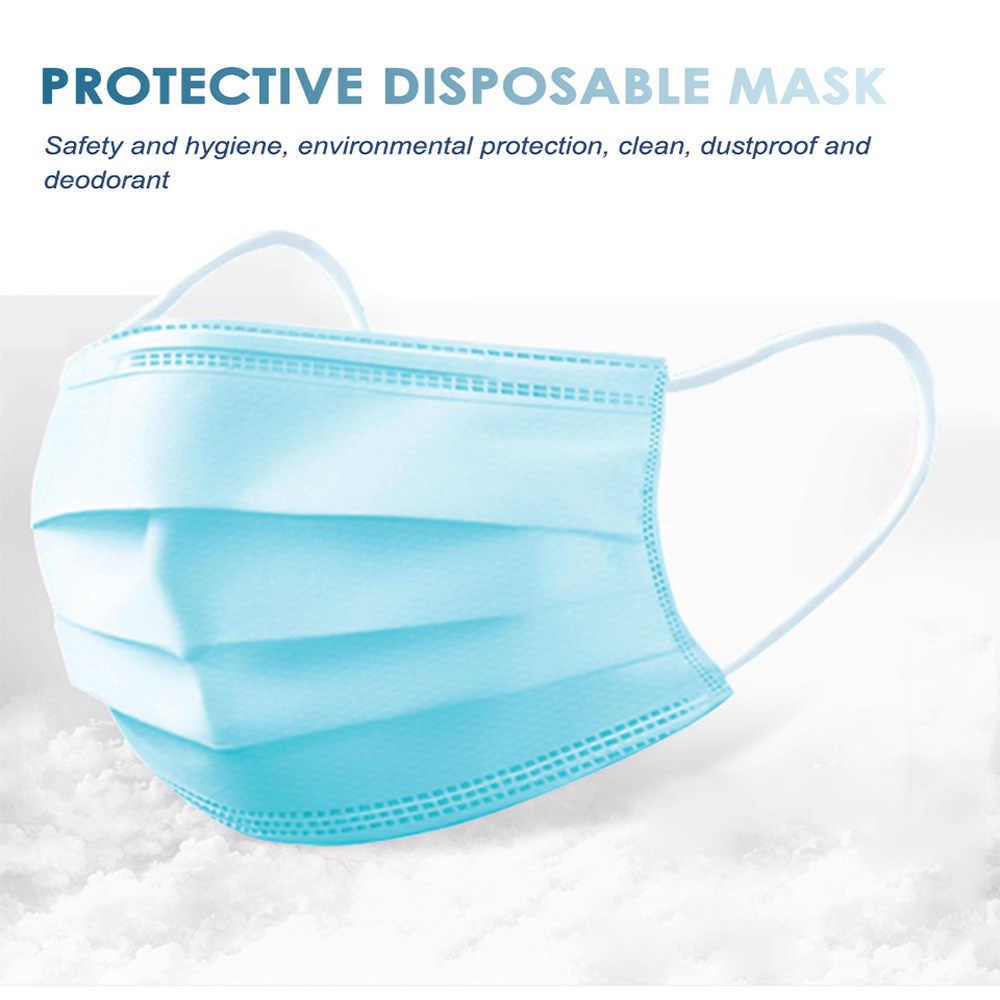 5 x Disposable Face Masks 3 Ply