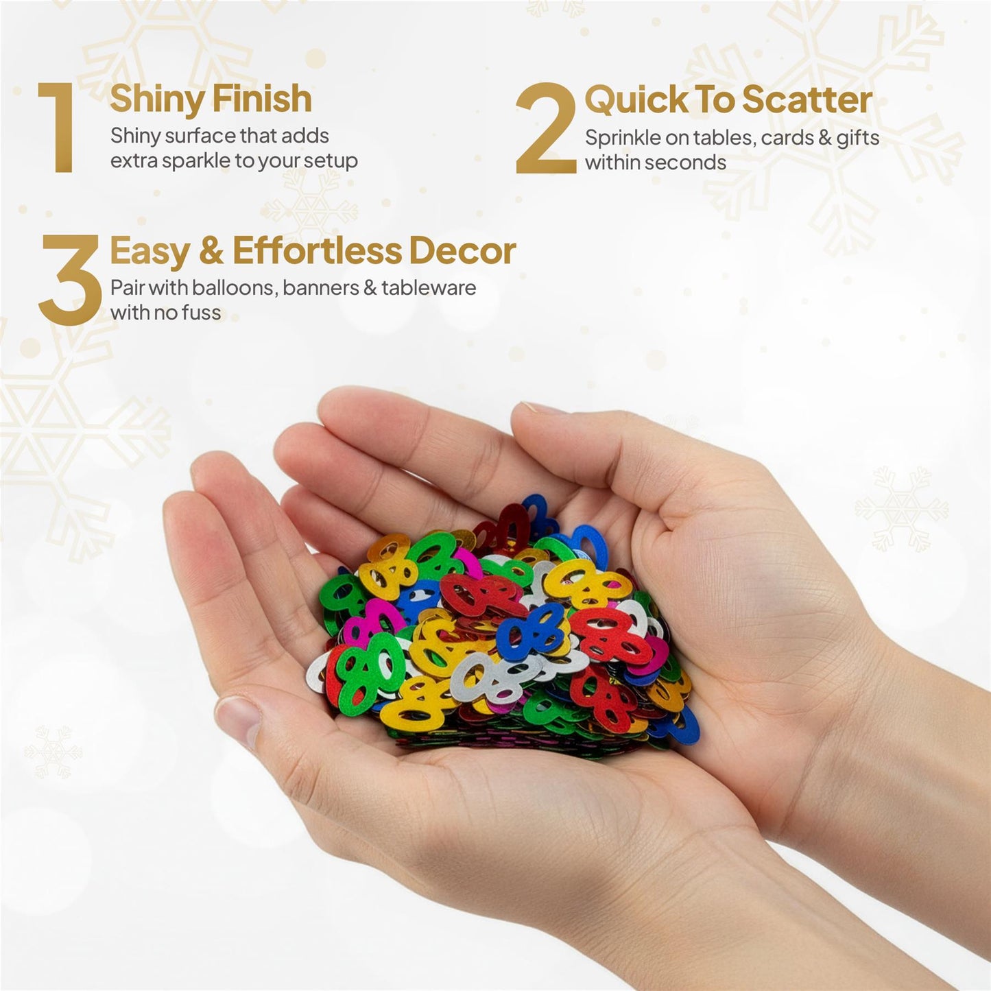 14g 80th Mix Happy Birthday Confetti