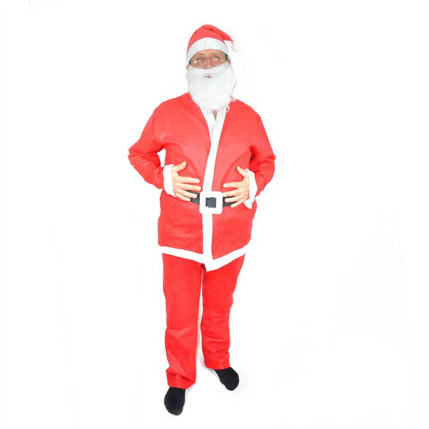 Adult Santa Suit Father Christmas Fancy Dress Costume