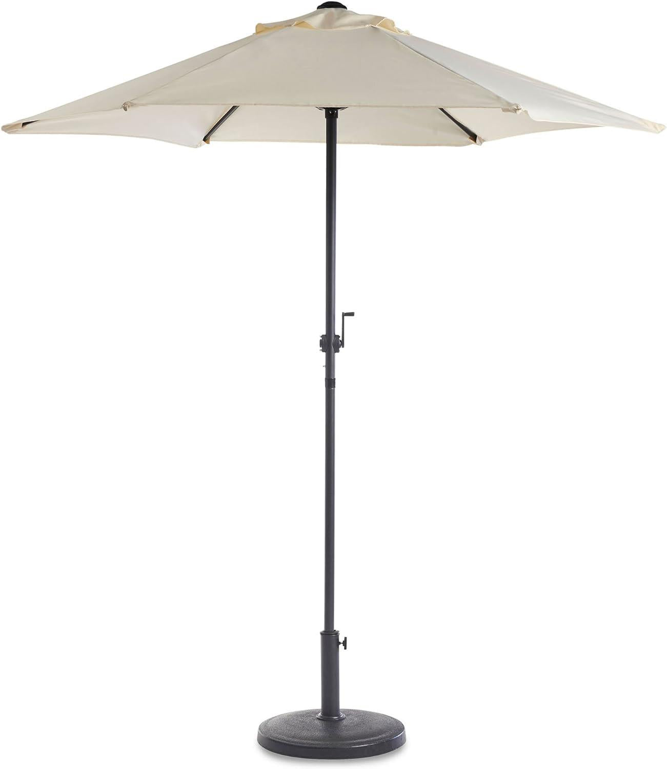 12Kg Concrete Round Parasol Base Black Heavy Duty Weight Stand