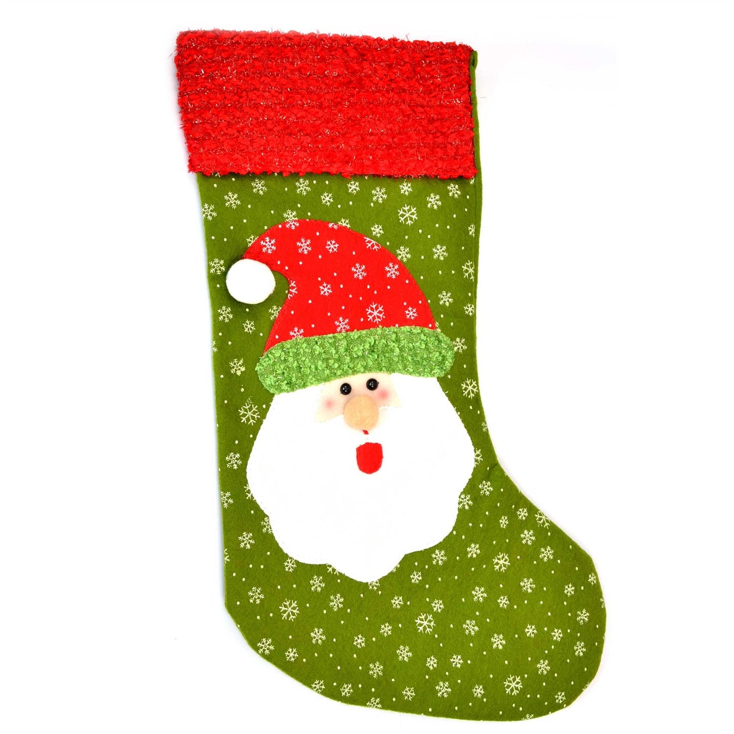 Medium Traditional Christmas Santa Stocking Sock