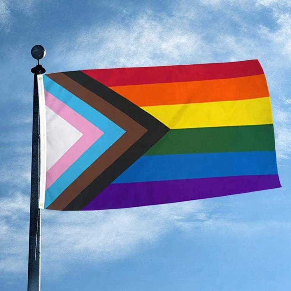 LGBTQ Trans Flag - 5x3ft with Eyelets