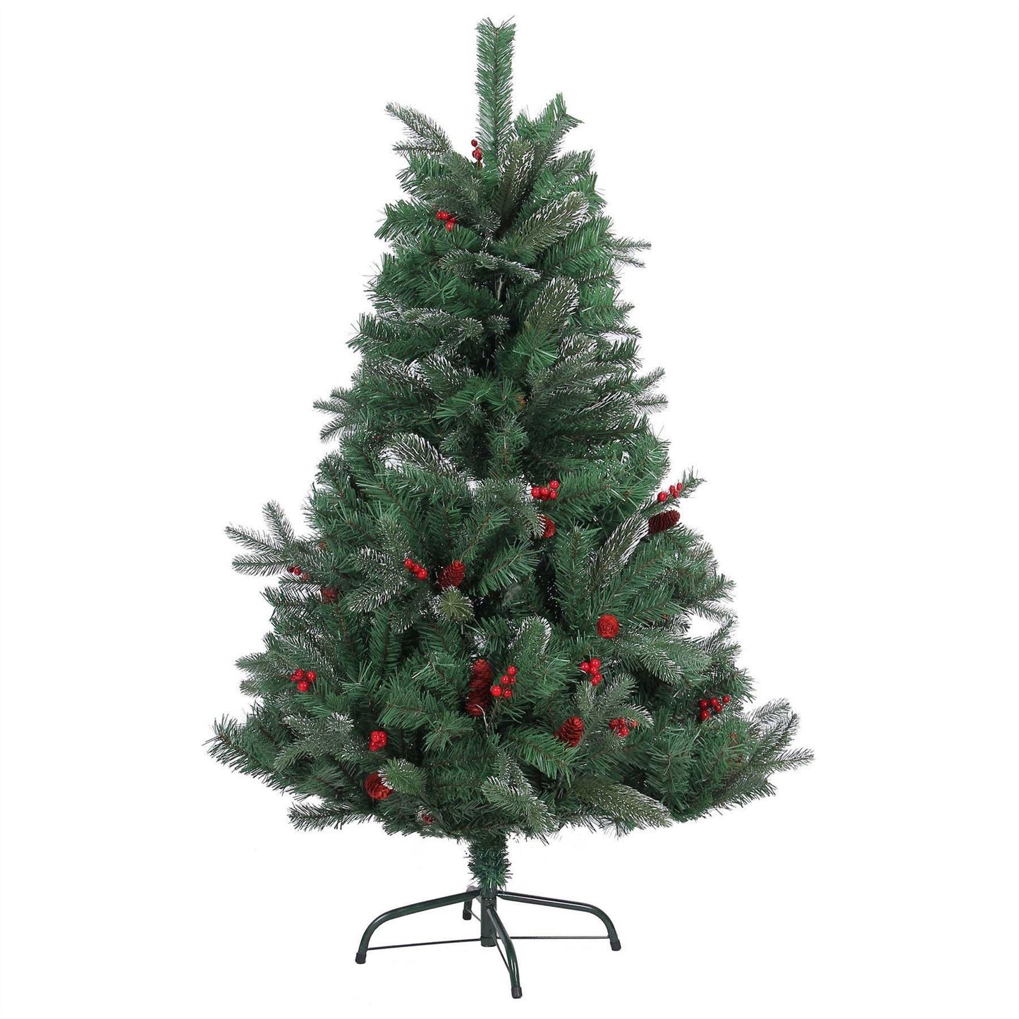 6ft Naturally Decorated Artificial Xmas Tree