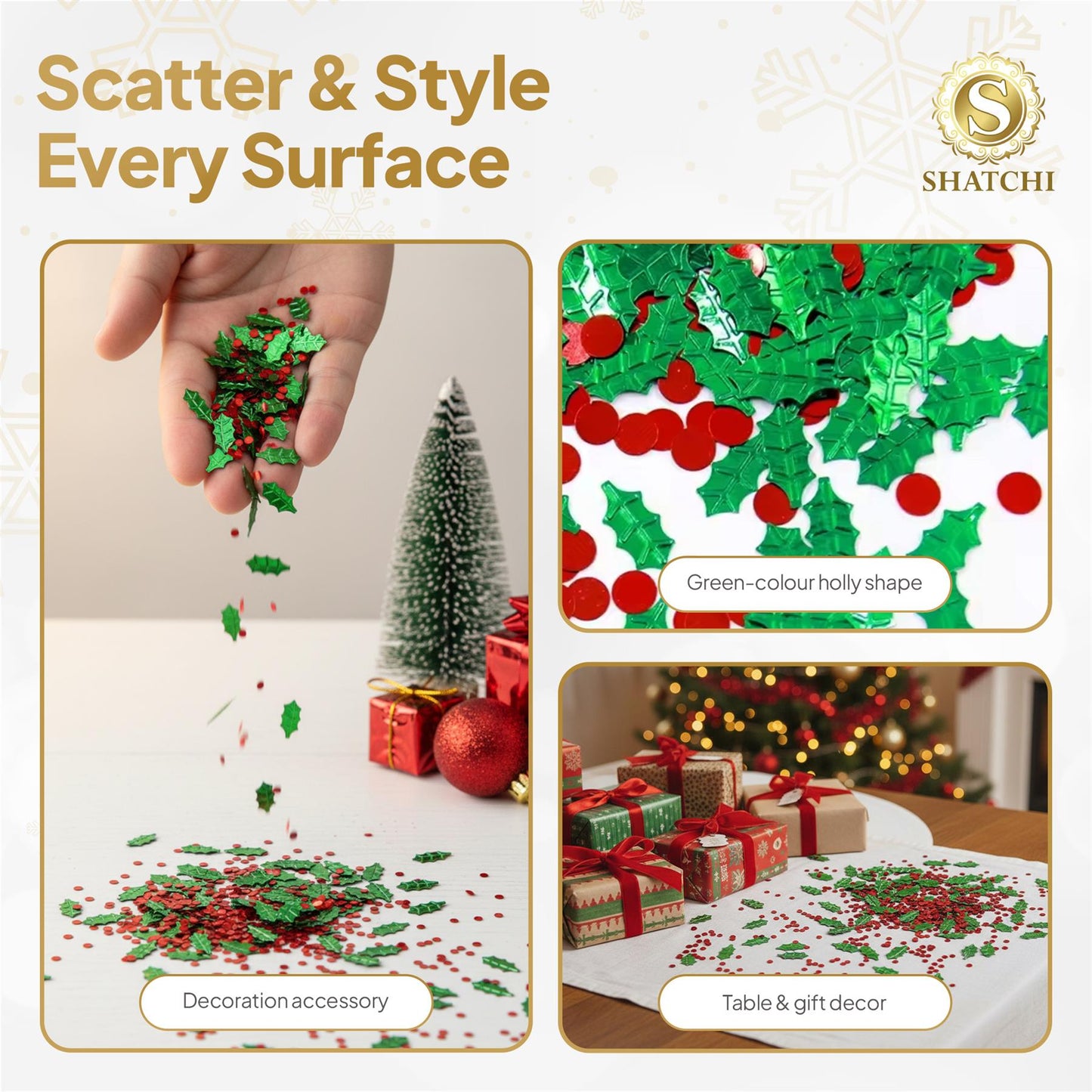 14g Holly Confetti