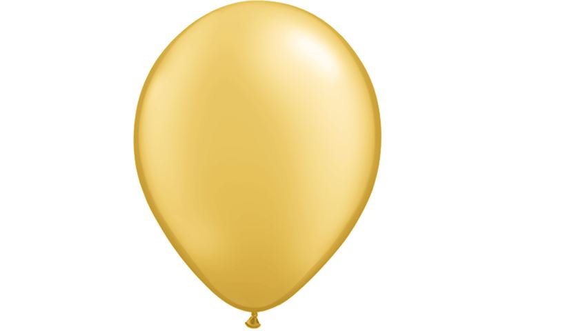 50 Pcs 12" Gold Colour Latex Balloons