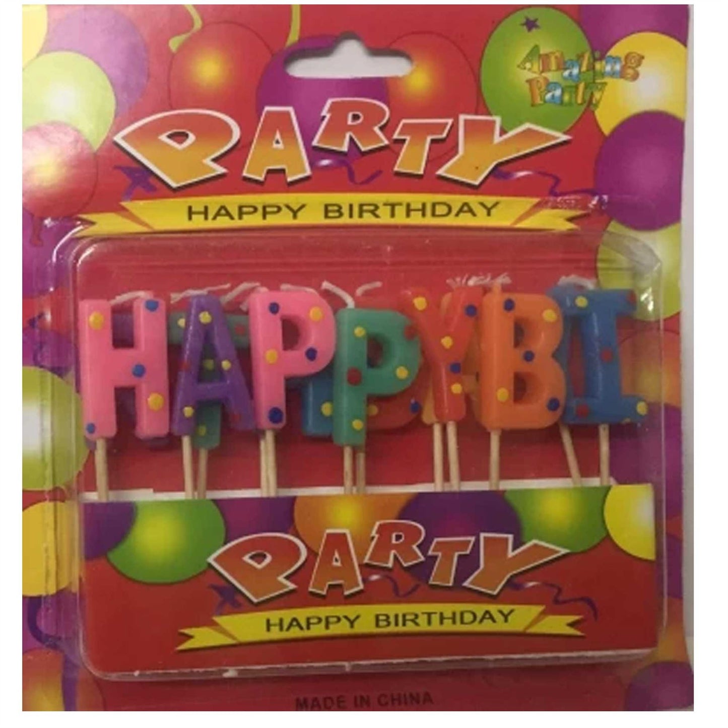 Happy Birthday Letter Candles