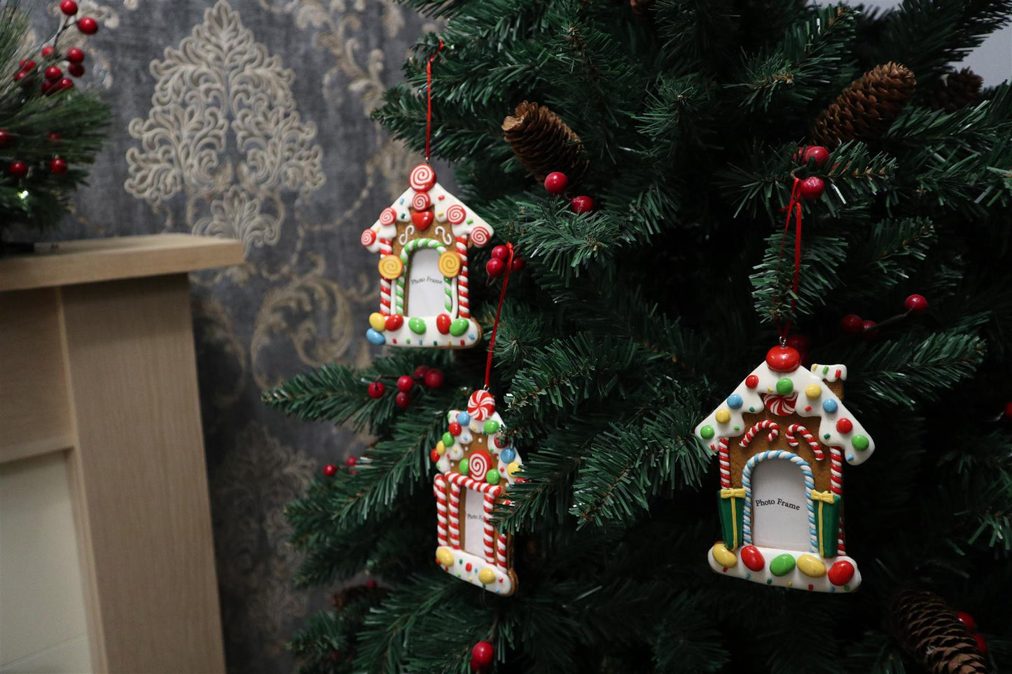 3 Ceramic Ornaments