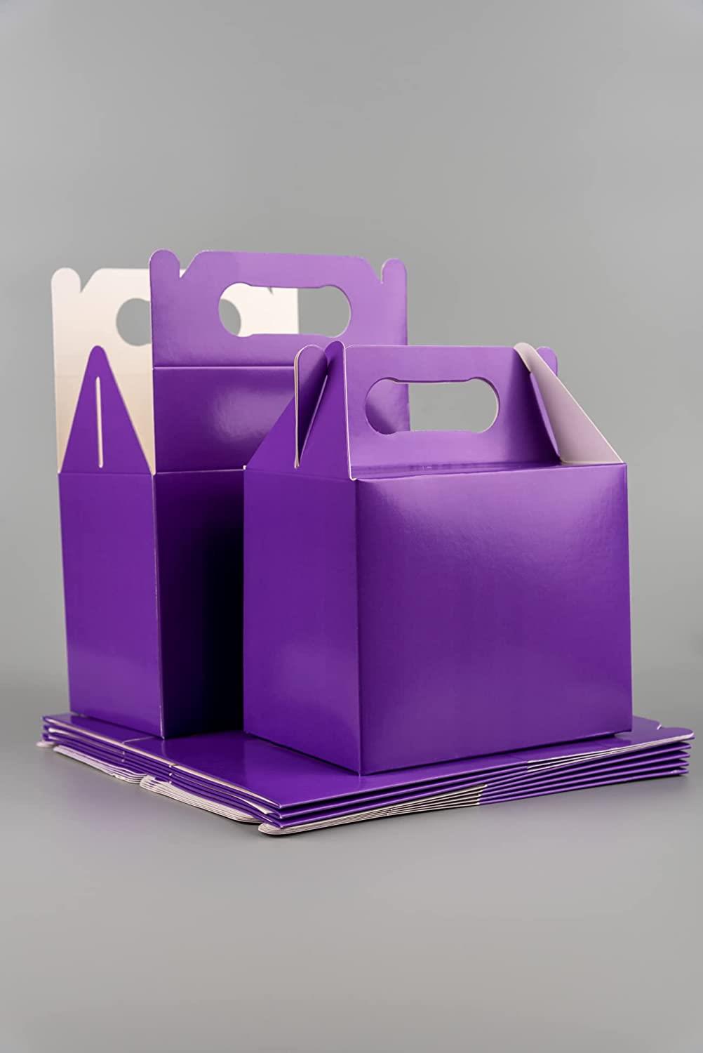 20 Purple Children�s Party Lunch Boxes