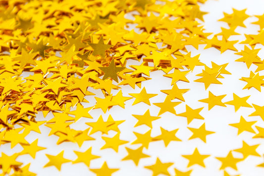 Star Confetti Gold 14G 1PK