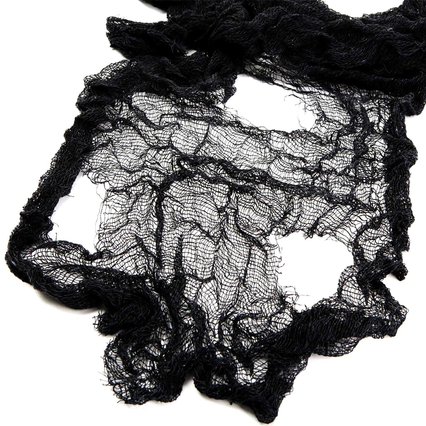 100 Large Black Mesh Creepy Cloth