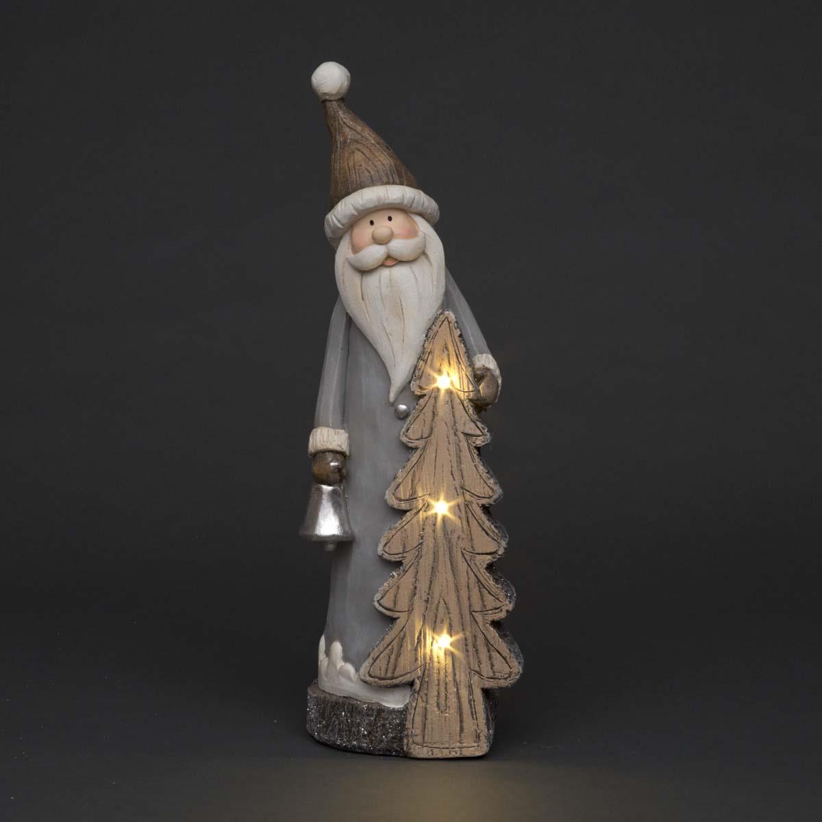 50cm Santa with LED Tree Figurine