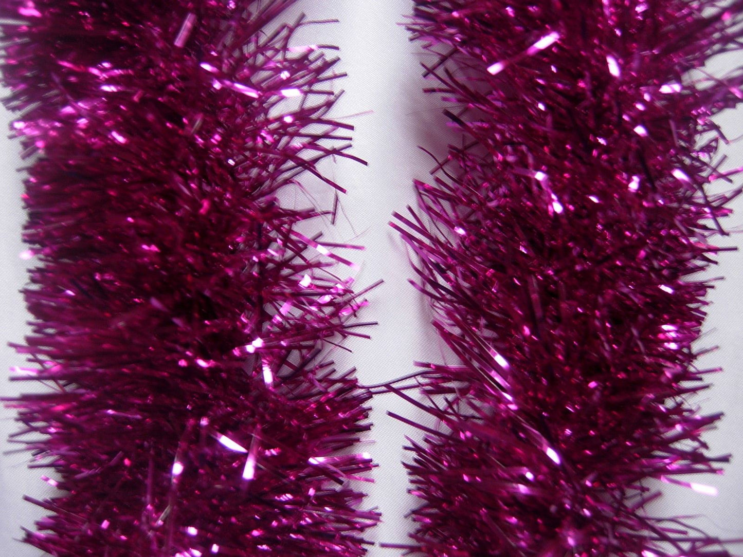 1.8m Hot Pink Tinsel Tree Decoration