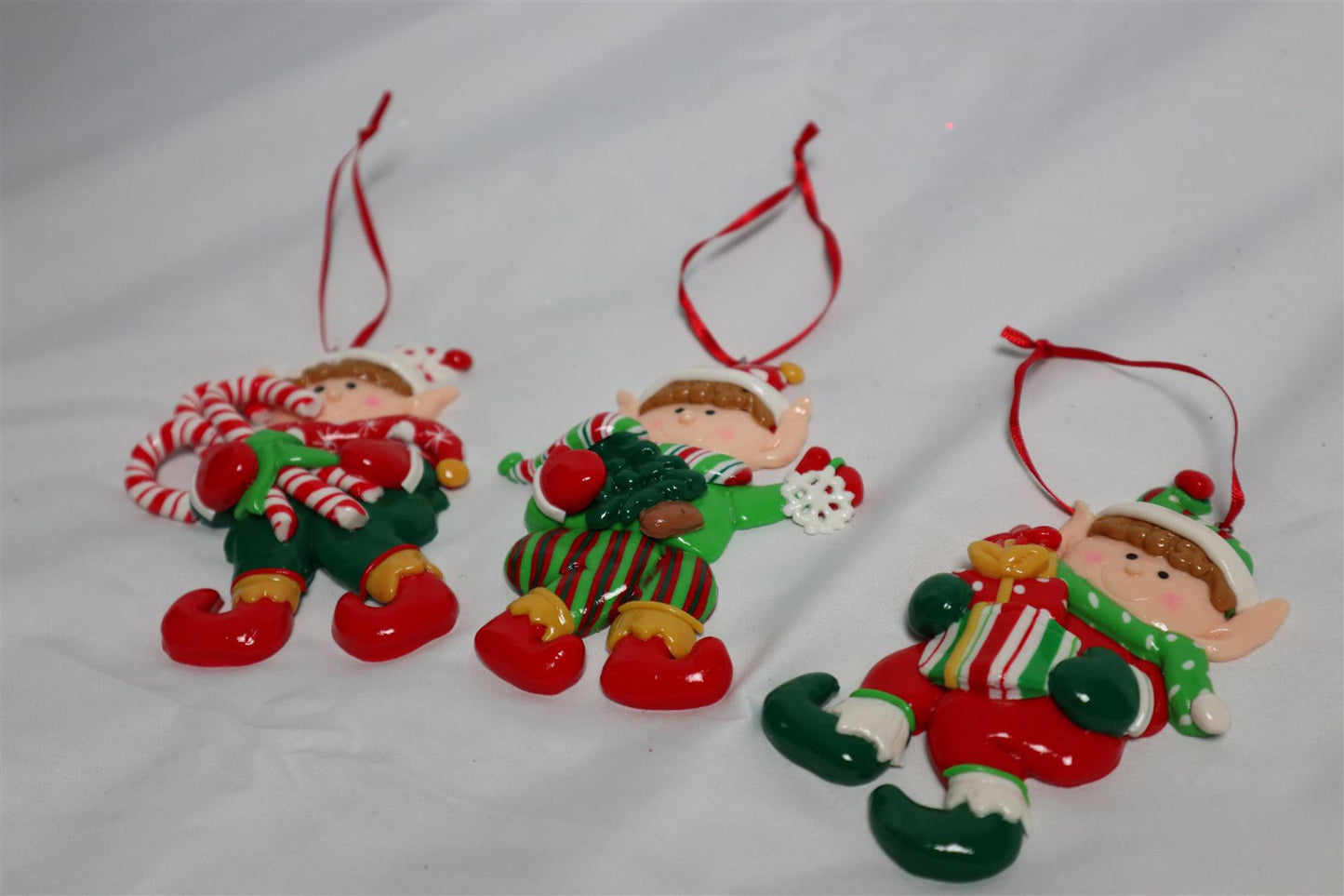 Christmas Hanging Decoration - 3pcs Ceramic