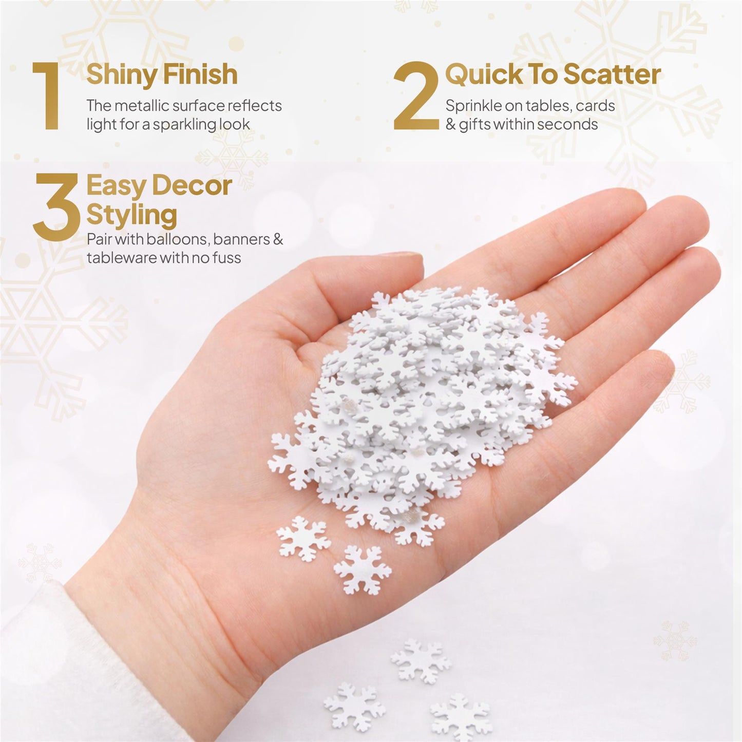 14g Snow Flake Glitz Confetti
