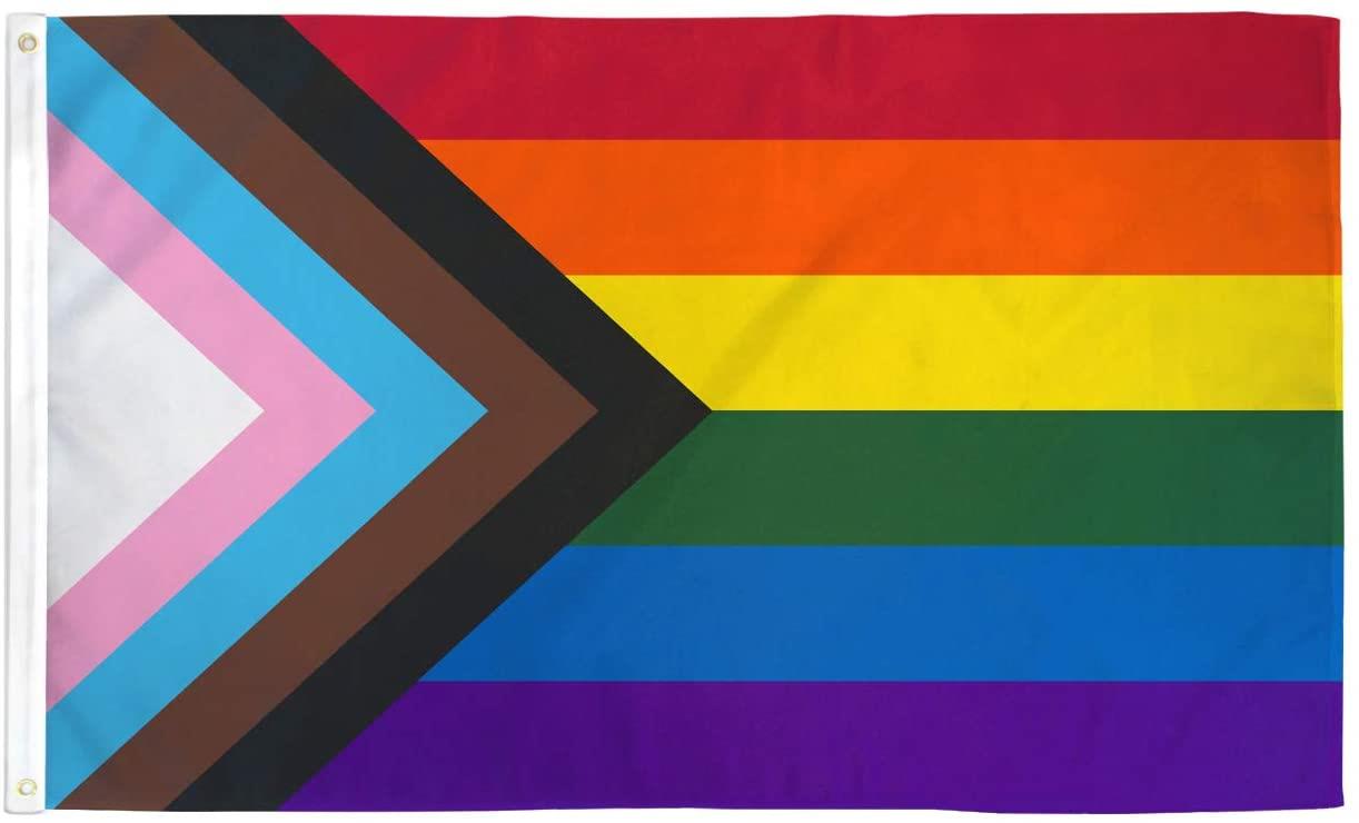 LGBTQ Trans Flag - 5x3ft with Eyelets