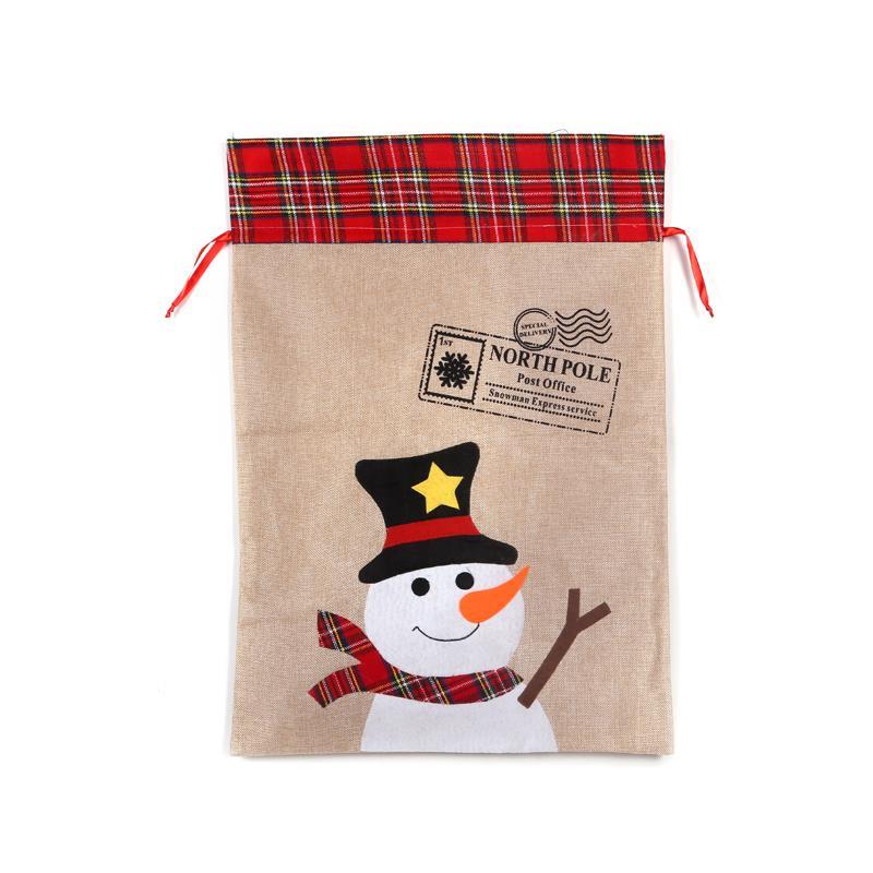 Christmas Sack Snowman 50 x 70 cm