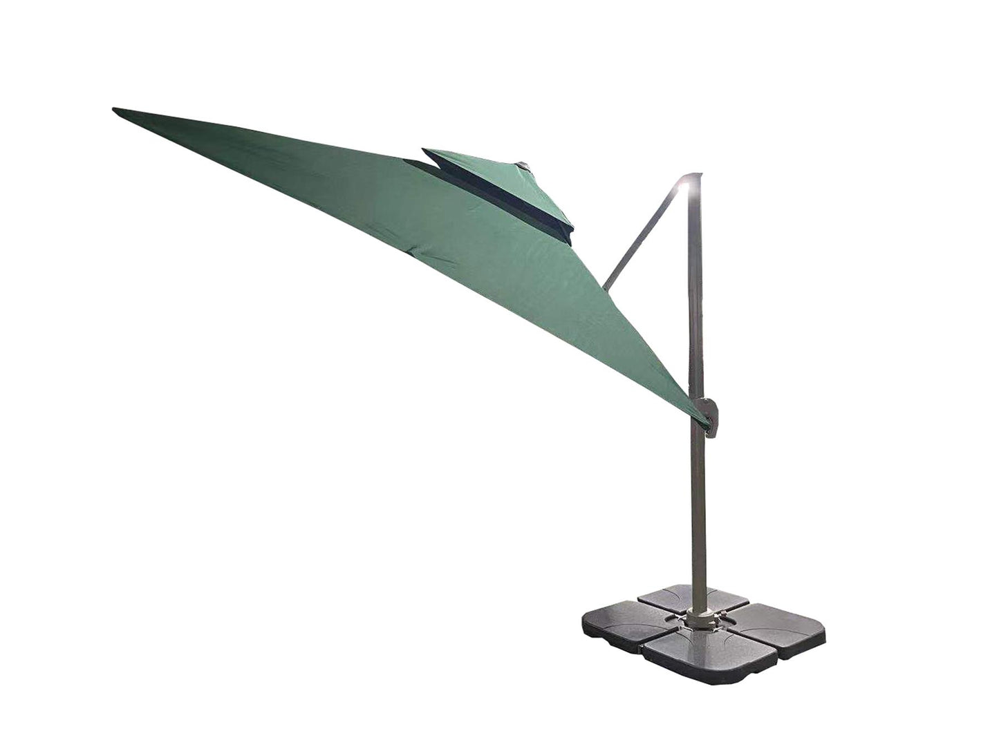 Green Square Parasol 264x40x16CM