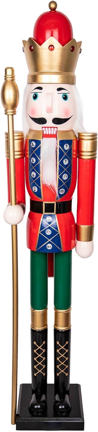 150cm Wooden Nutcrackers Figures Christmas Ornament