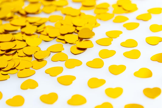 Heart Confetti Gold 14g, 1 Pack