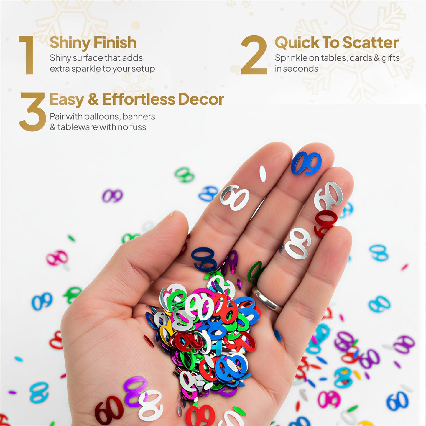 14g 60th Birthday Confetti