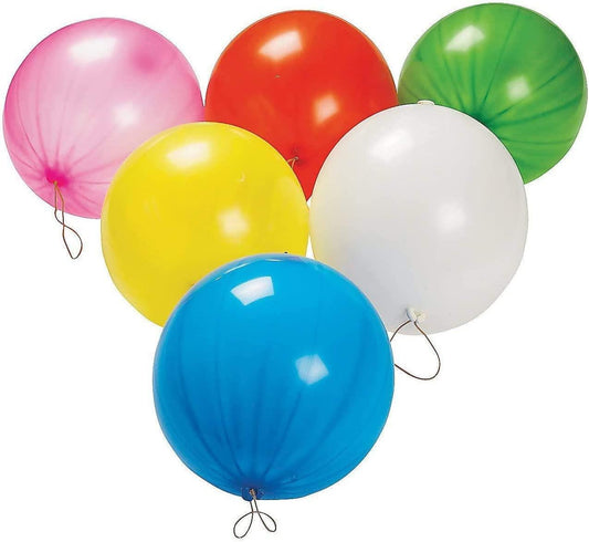 20 Large Punch Balloons with Elastic