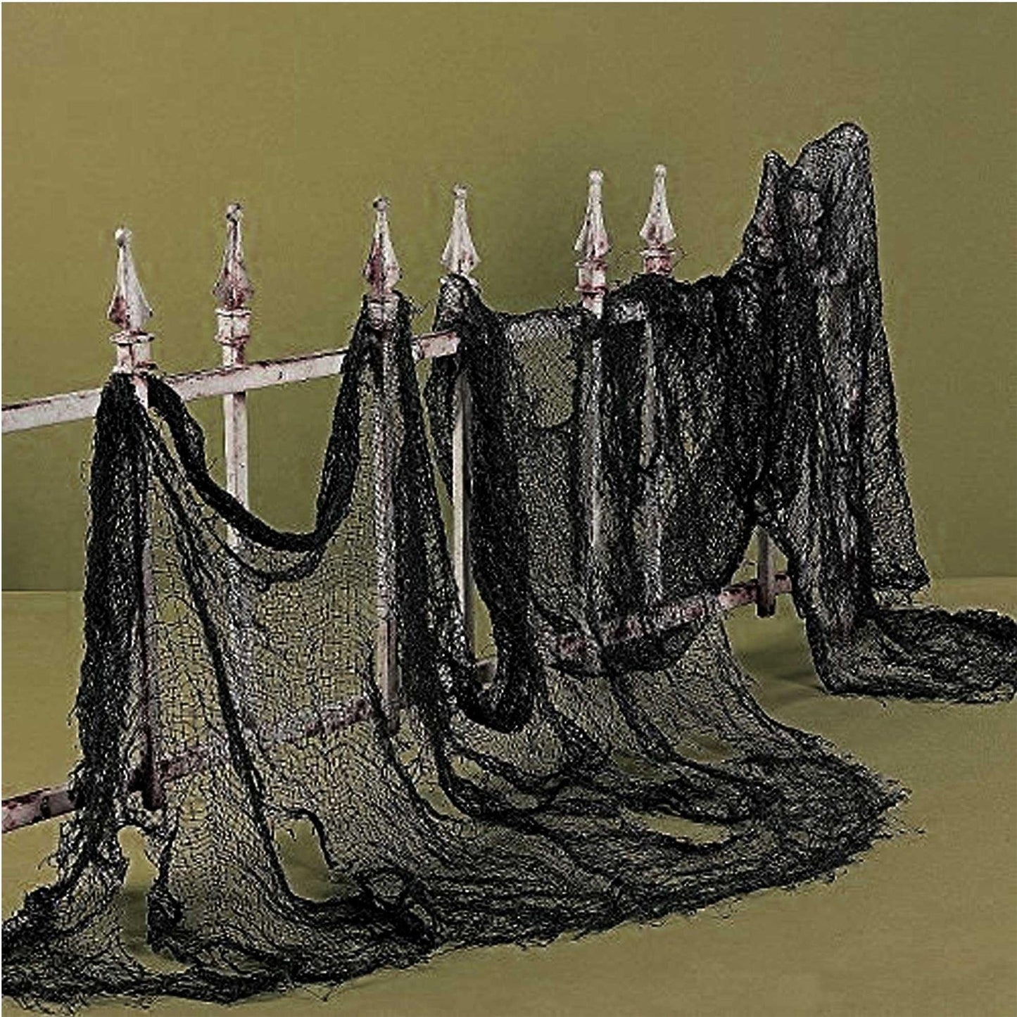 100 Large Black Mesh Creepy Cloth