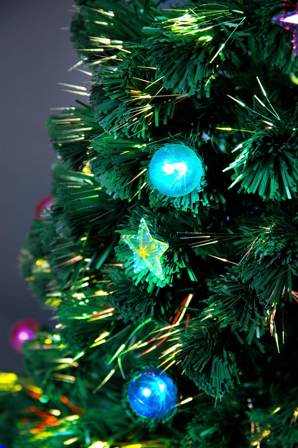 5ft LED Fibre Optic Christmas Tree