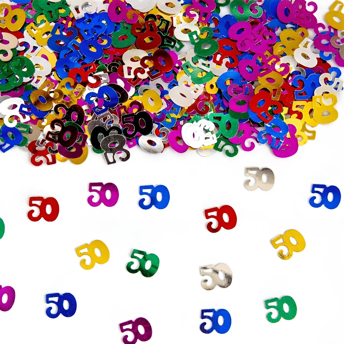 2 x 14g 50th Mix Happy Birthday Confetti