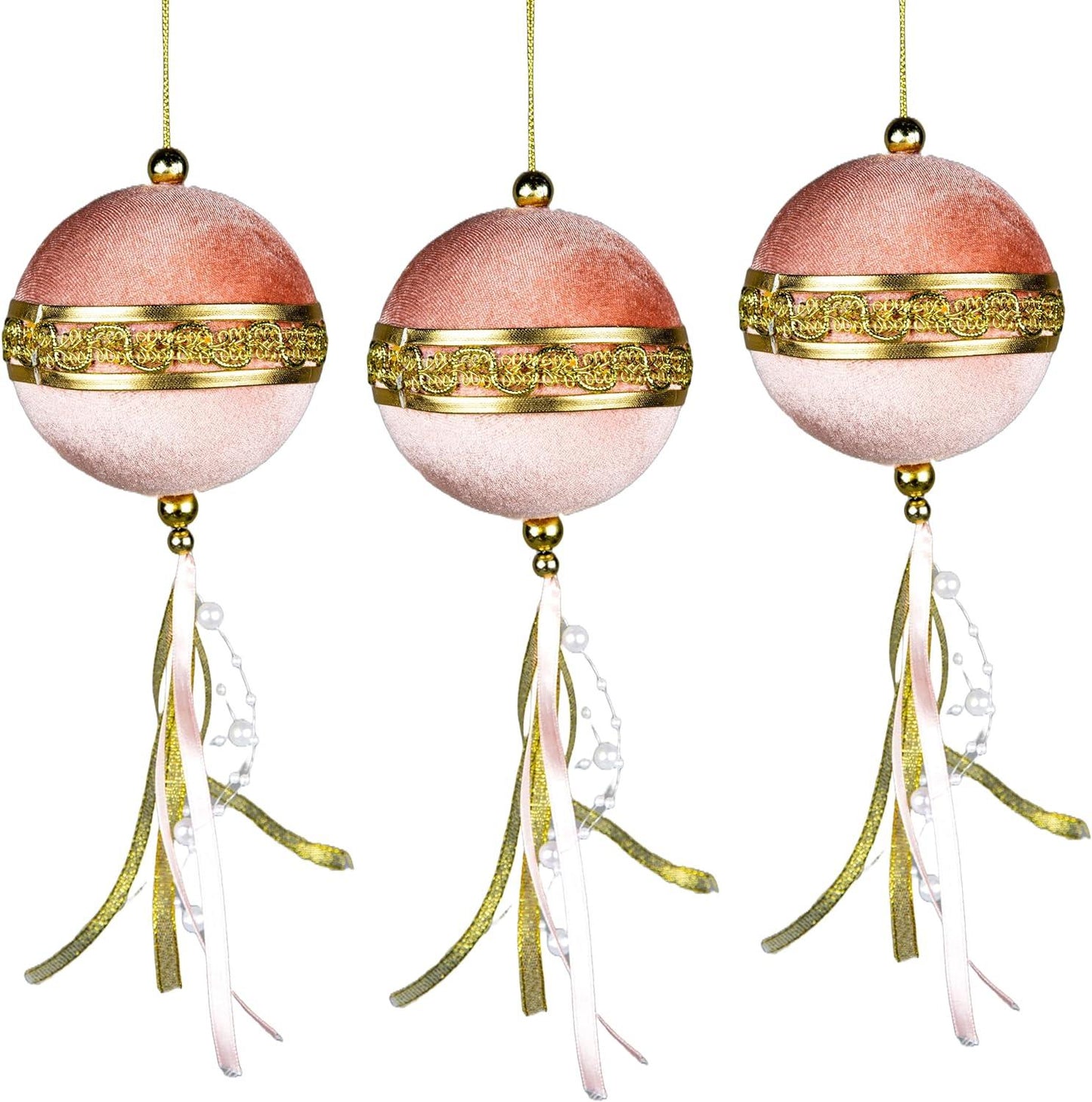 Pink Ball Decoration, 9cm