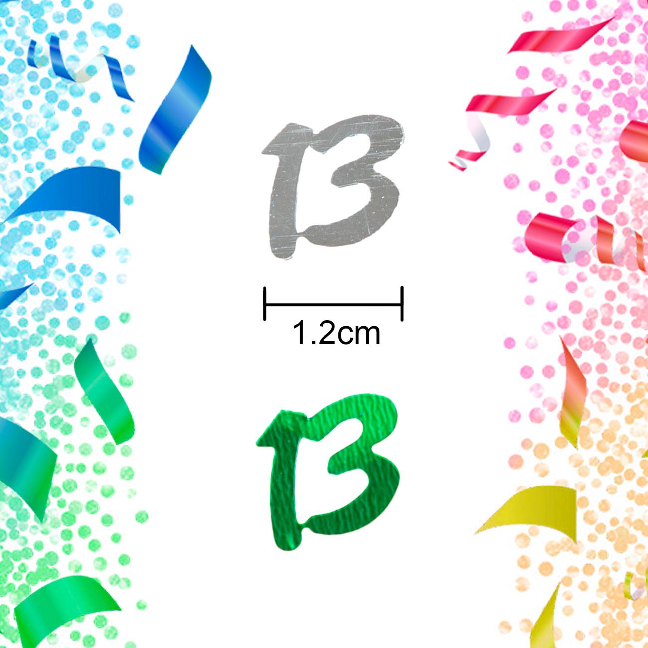 14g 13th Happy Birthday Multicolor Confetti - 4PK