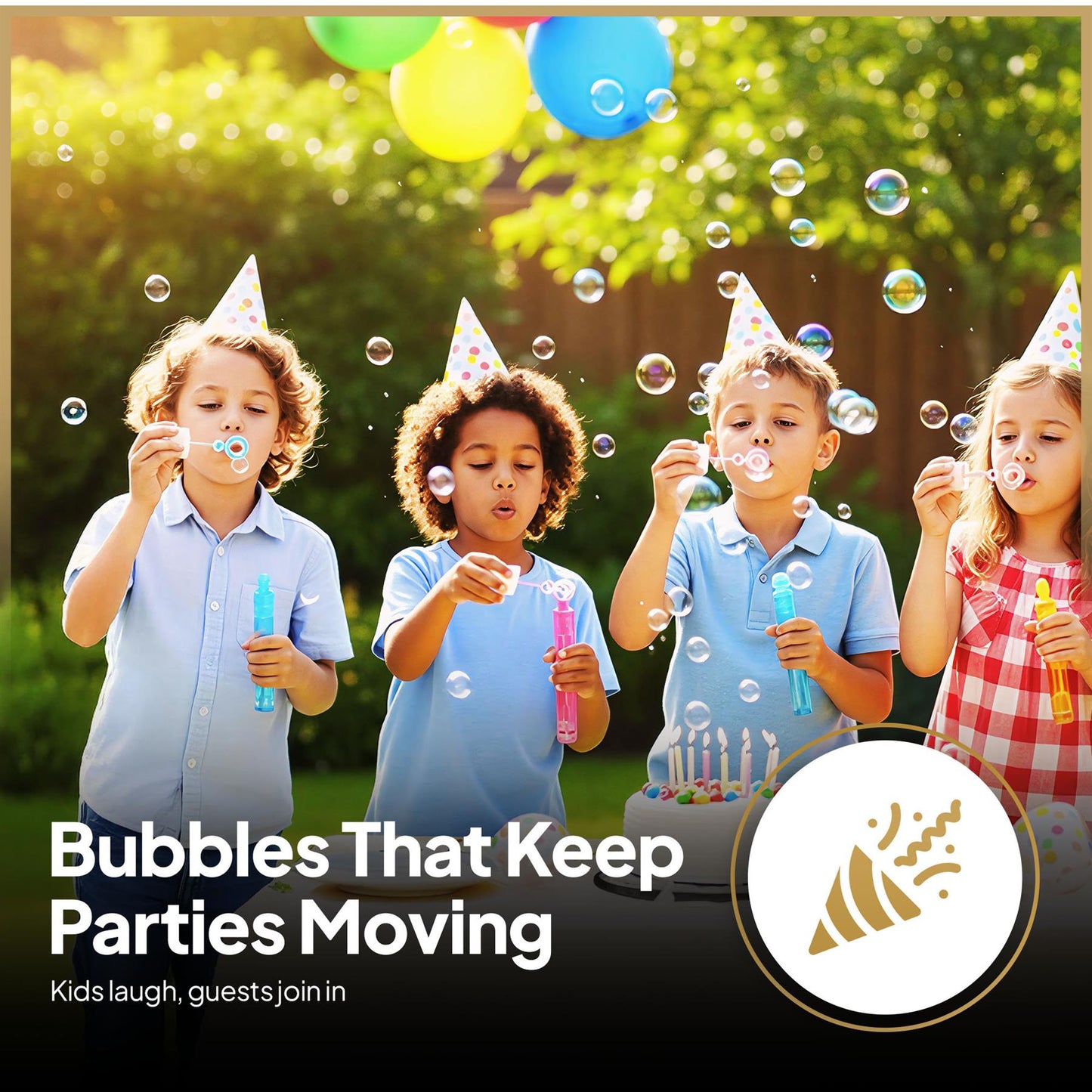 24 Assorted Colours Bubbles
