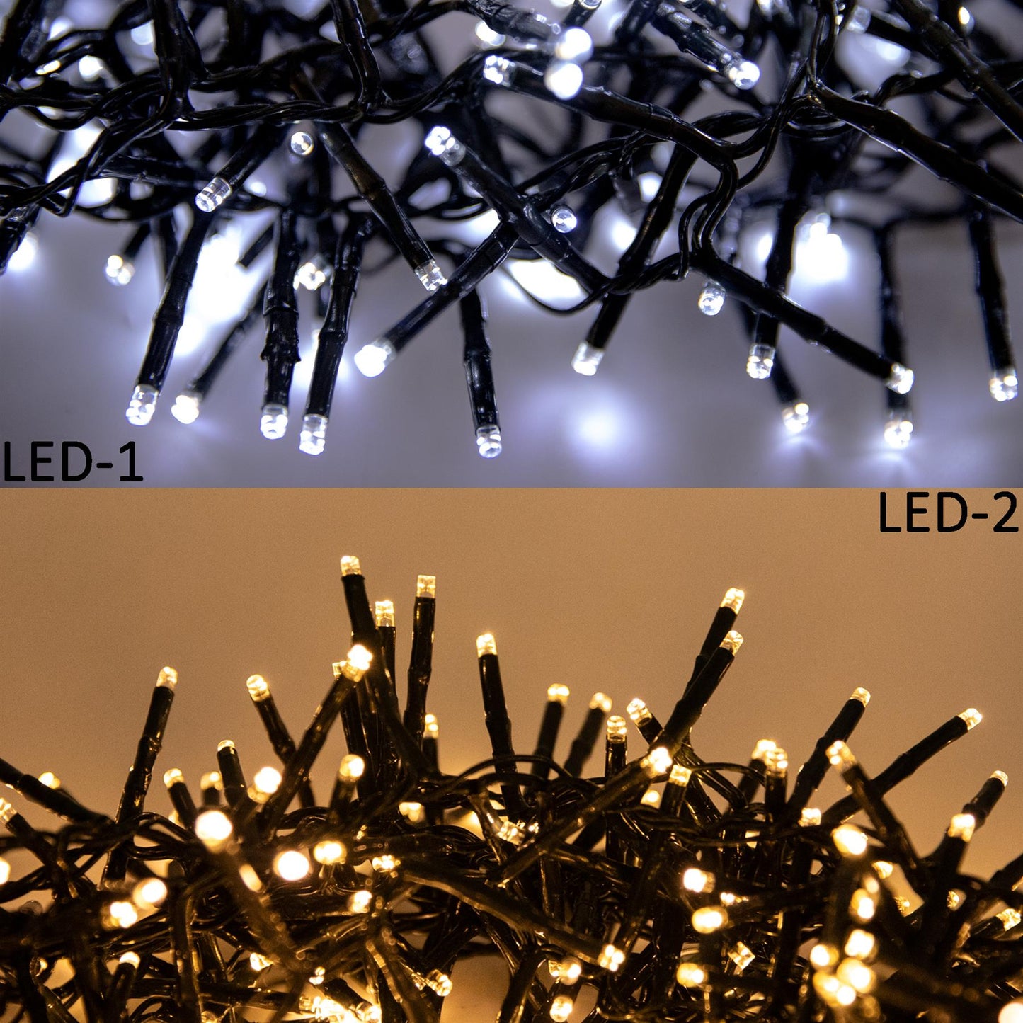 960W+WW LED GC Cluster String Lights - 14.4m