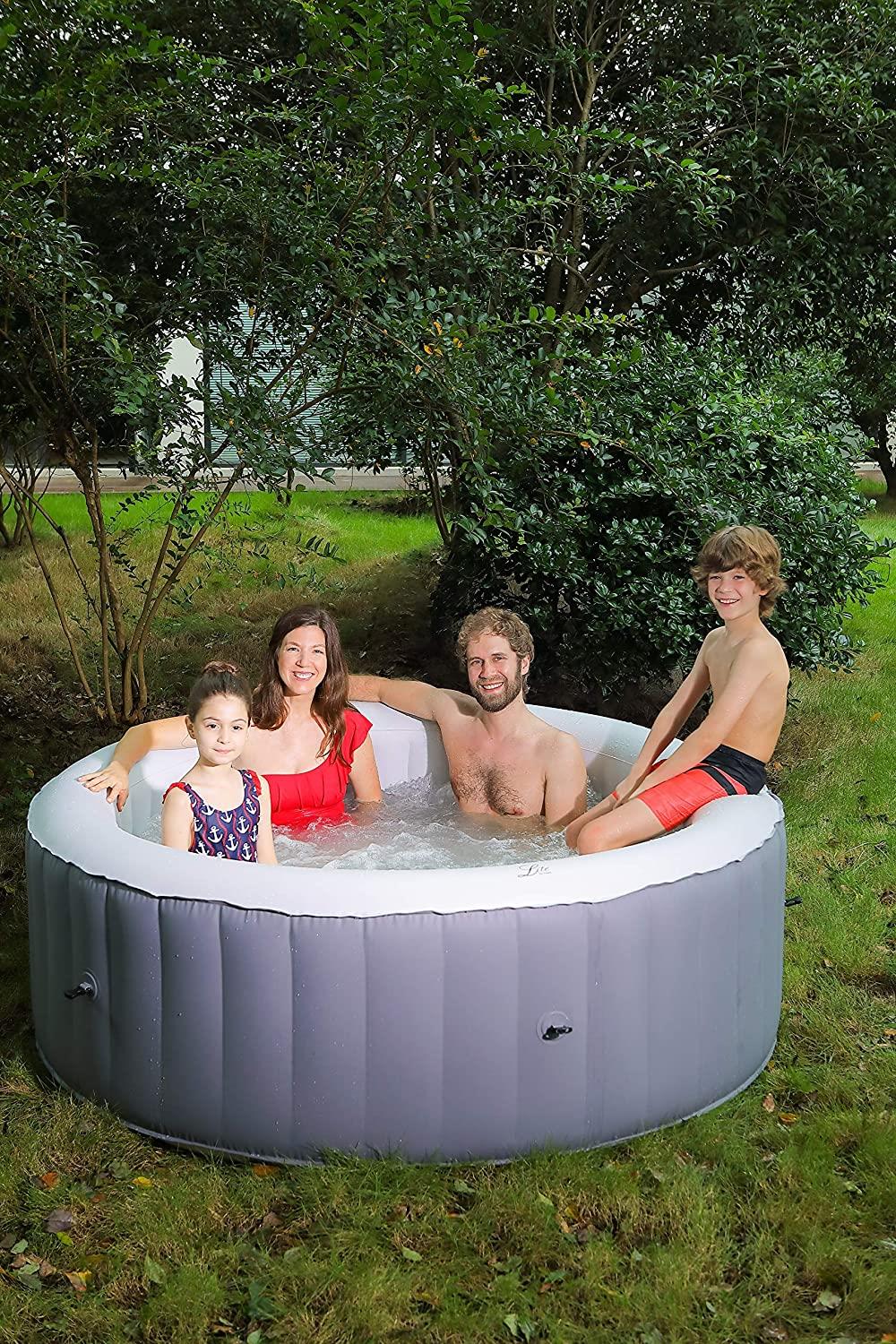 MSpa Lite Series 6 Bathers Hot Tub - Grey