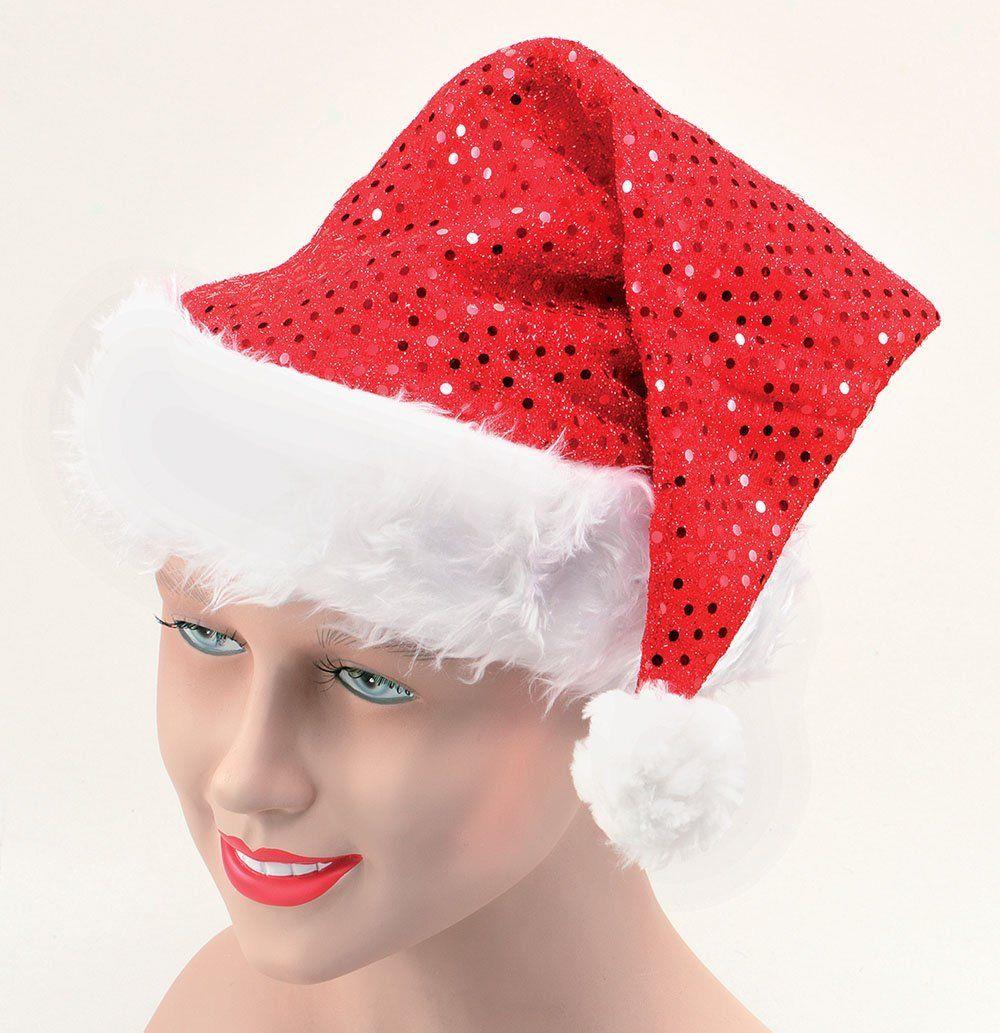 12 Santa Hats with Sequin