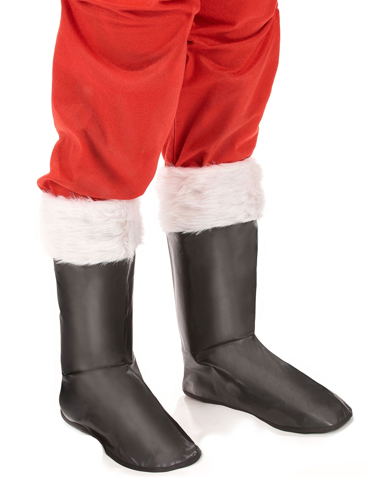 Black Santa Boot Covers