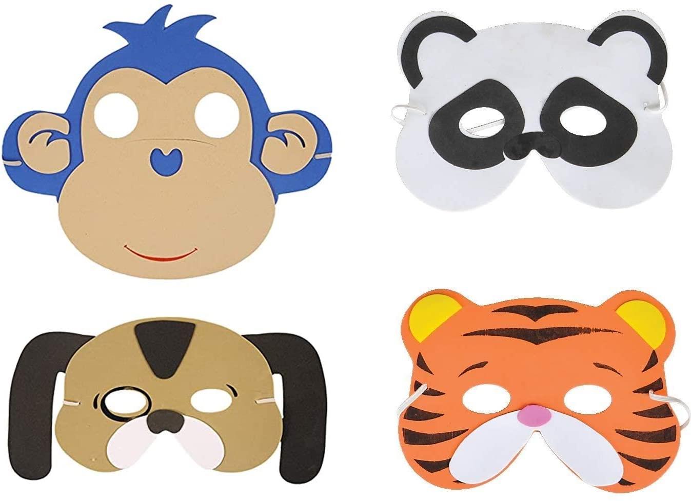 8 Children�s Foam Animal Masks