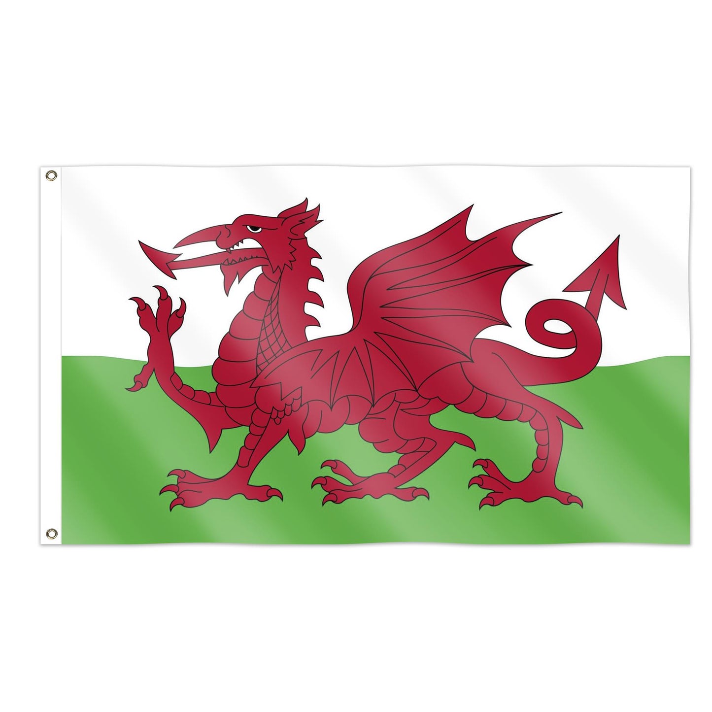 Wales Flag - 5x3ft with Eyelets