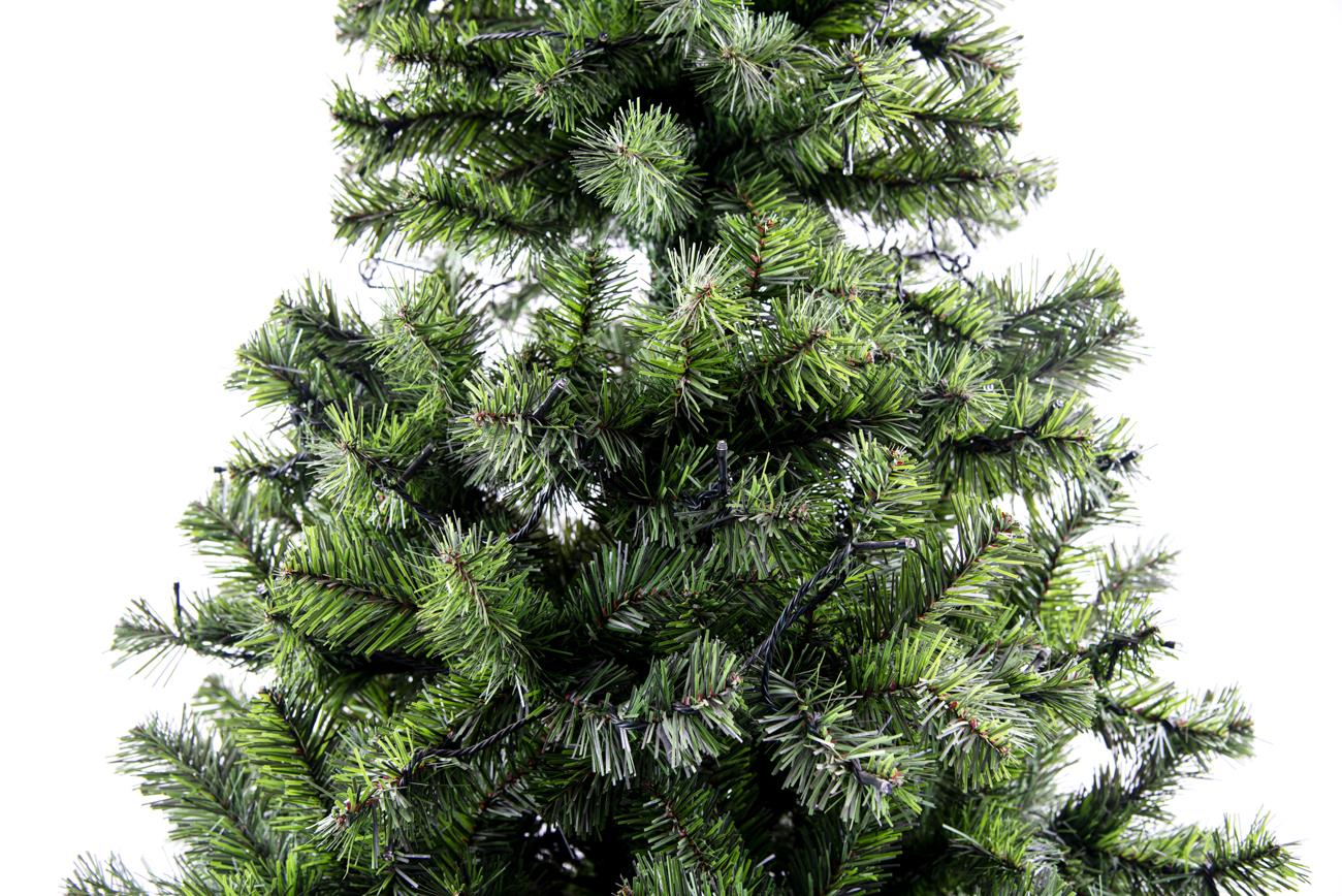 7ft Pre-Lit Alaskan Pine Tree with Green and White LEDs