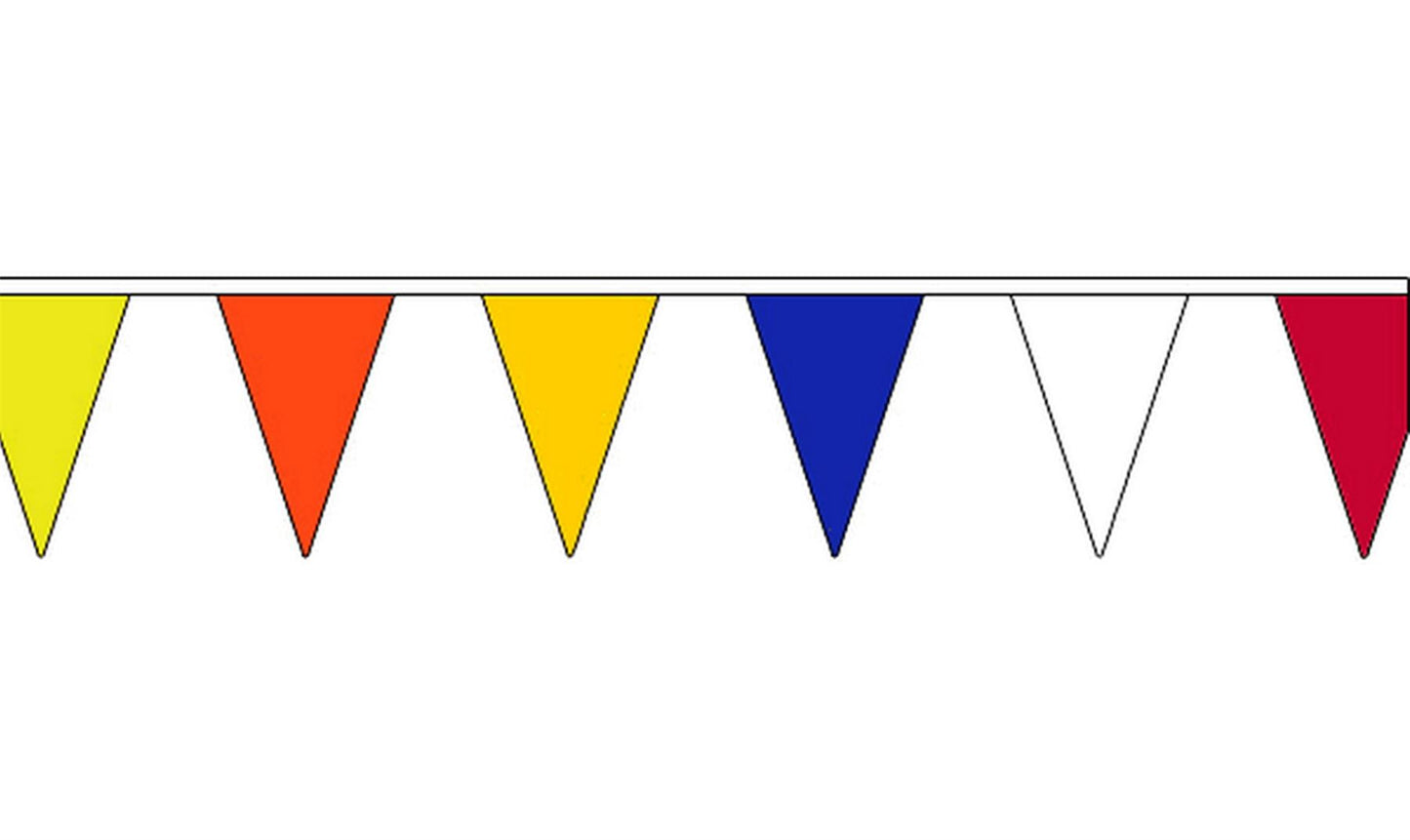 40m Giant Multicolour Bunting 80 Flags