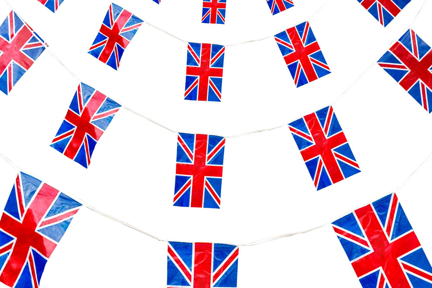 33ft Union Jack Bunting Garland 20 Flags