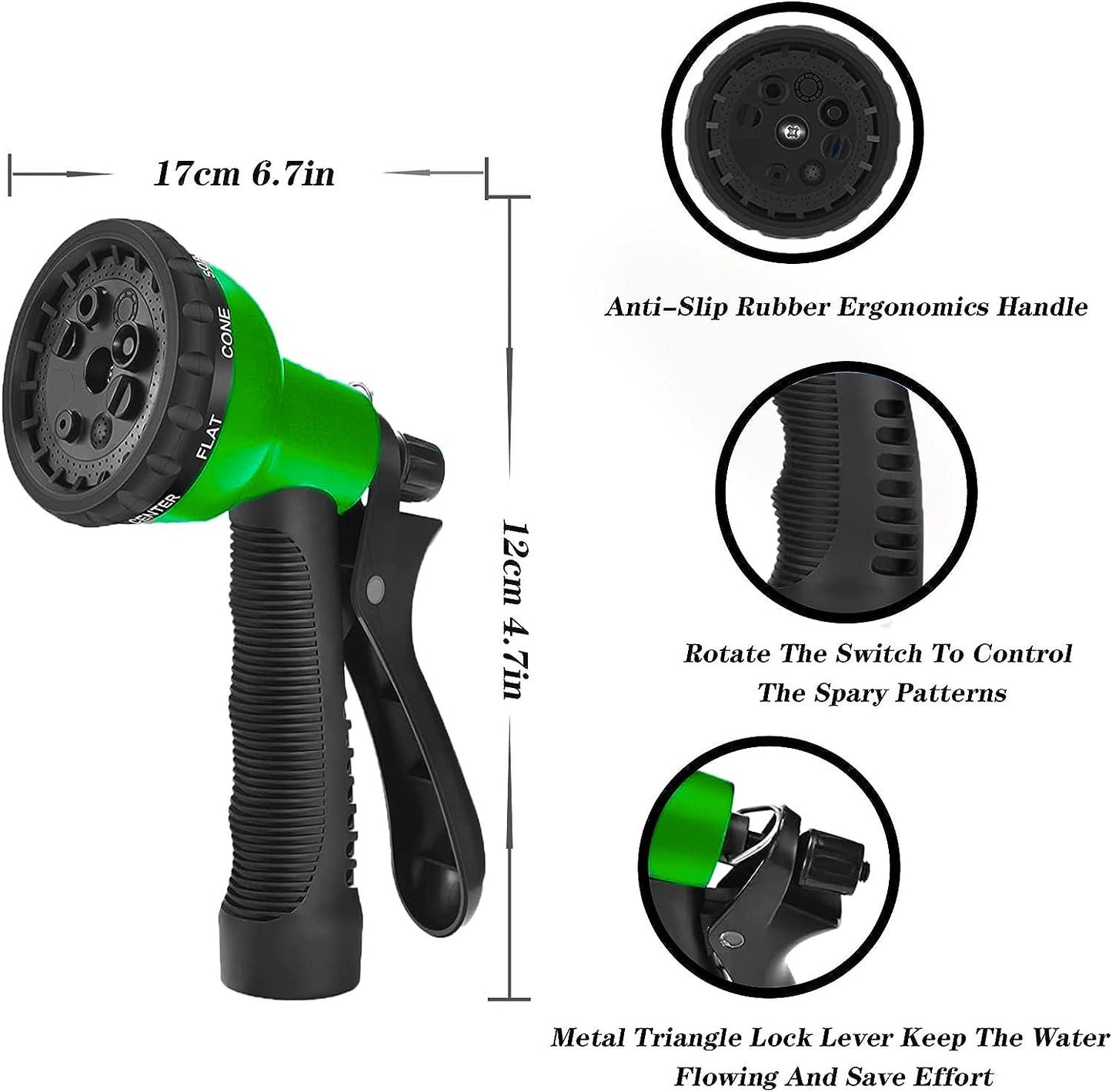 50ft Hose Pipe Spray Gun