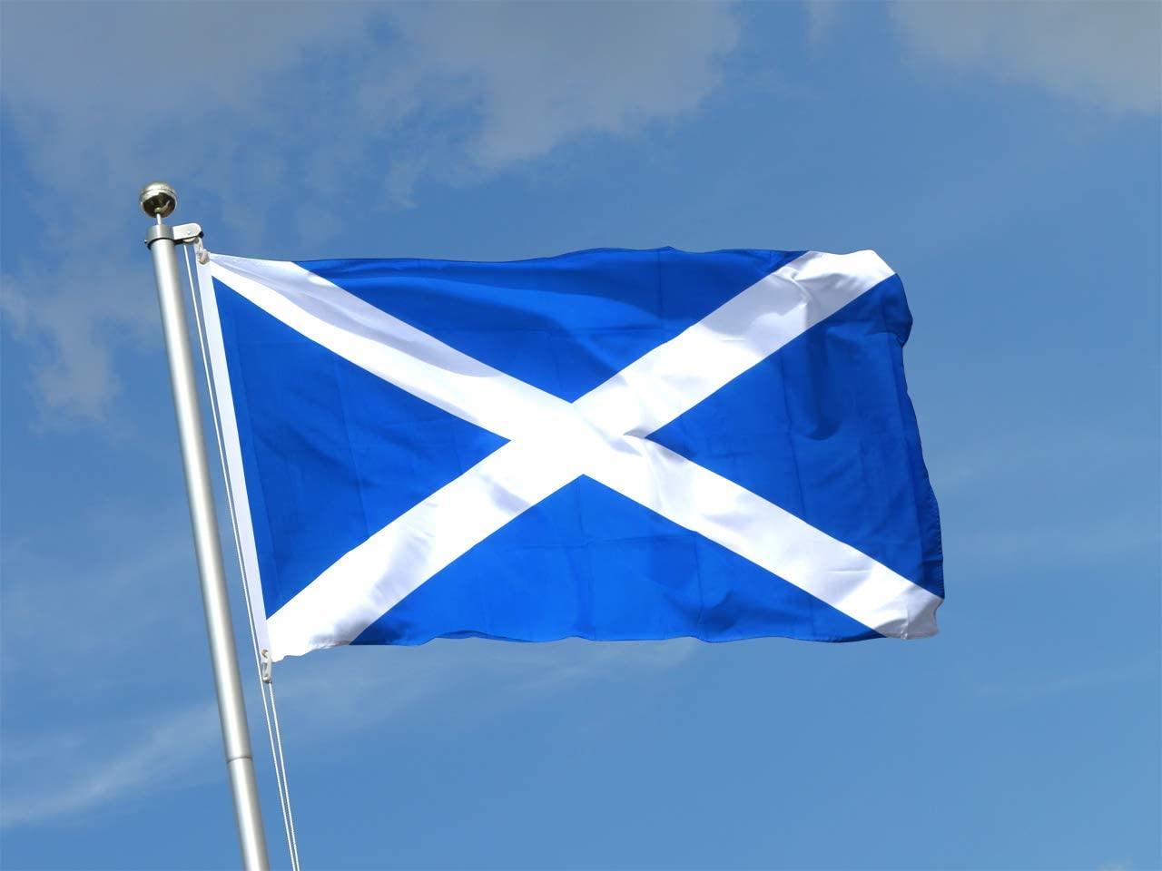 Scotland Flag 5x3ft With Eyelets