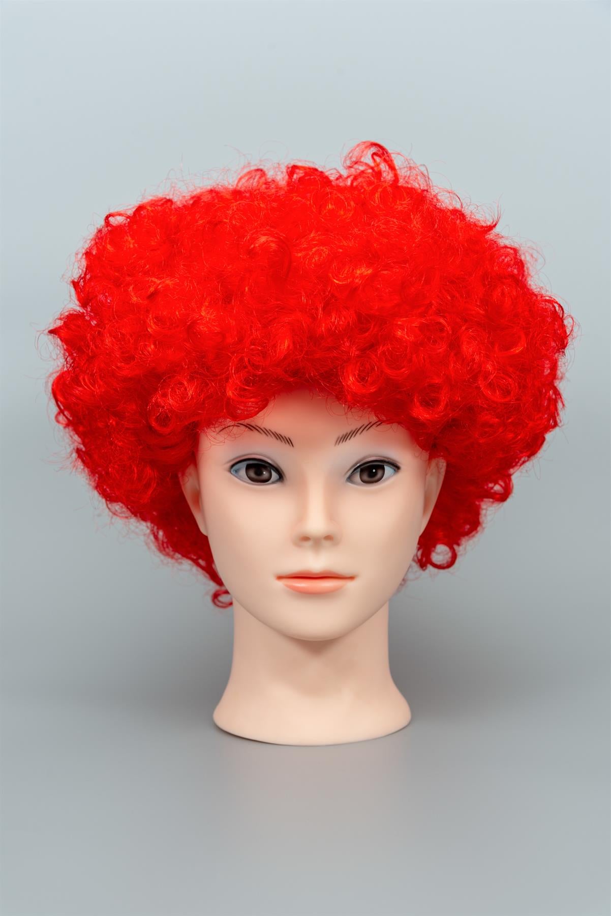 Red Afro Wig