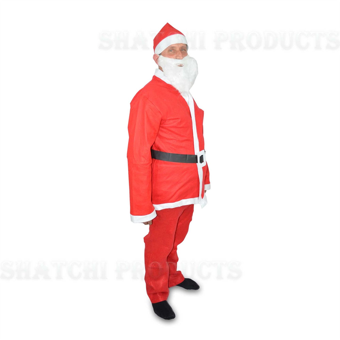 Adult Santa Suit Father Christmas Fancy Dress Costume