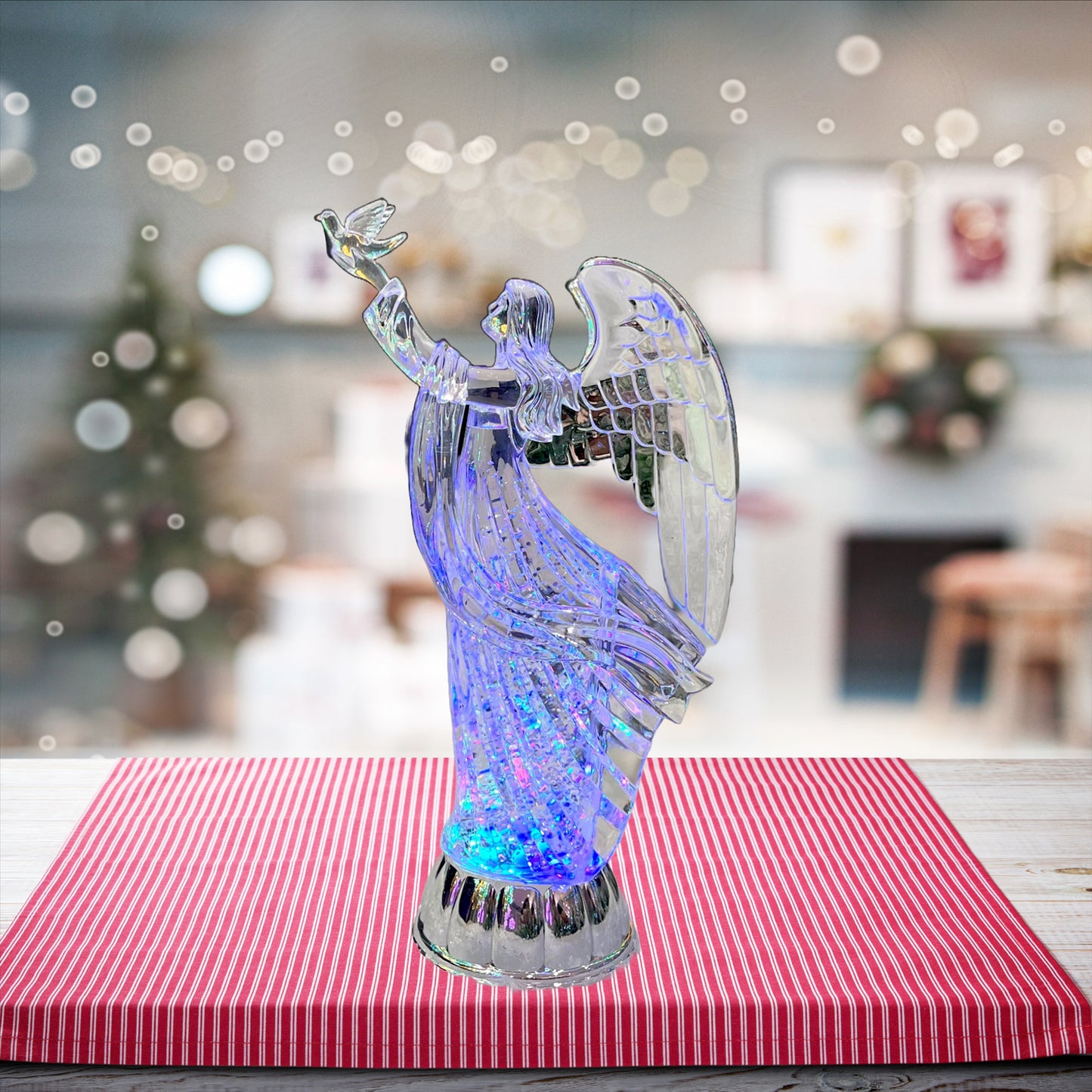 Light Up Ice Angel (30cm)